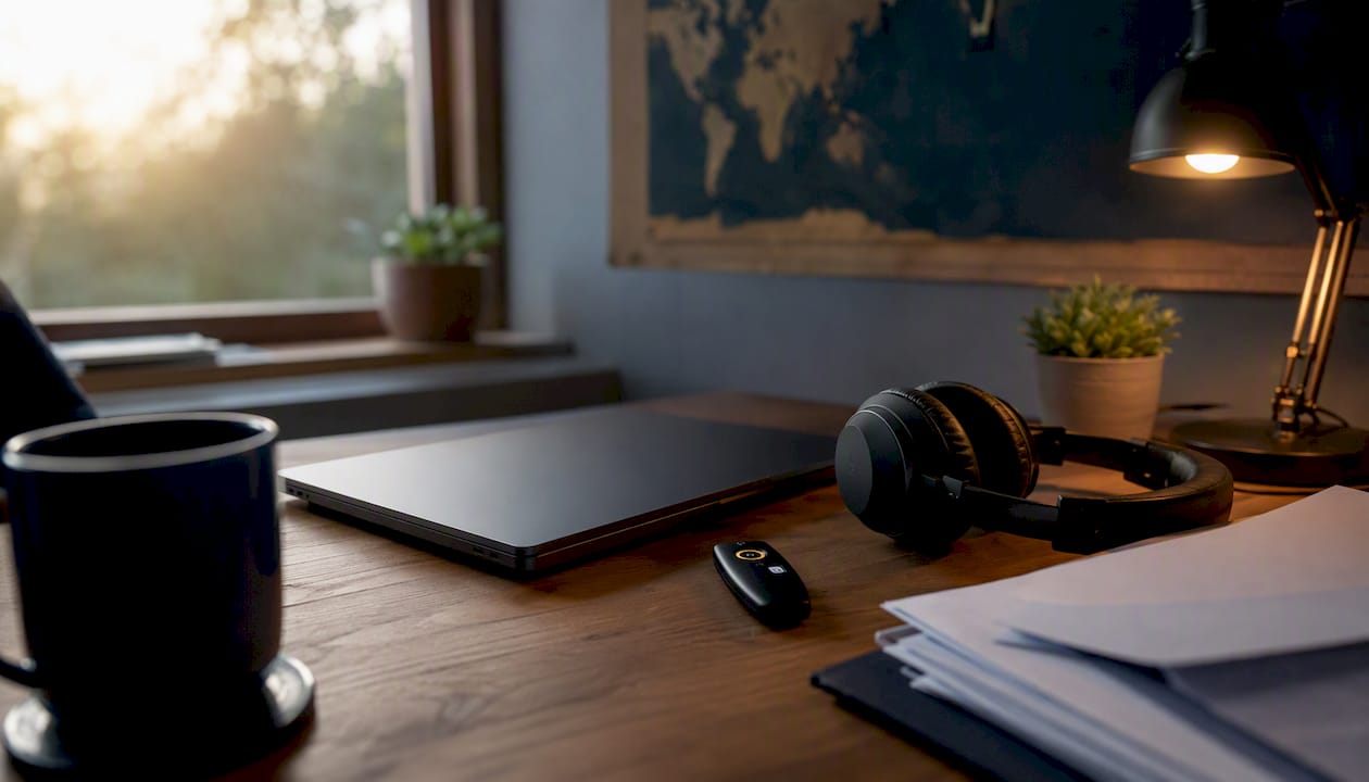 Remote cybersecurity home workspace setup