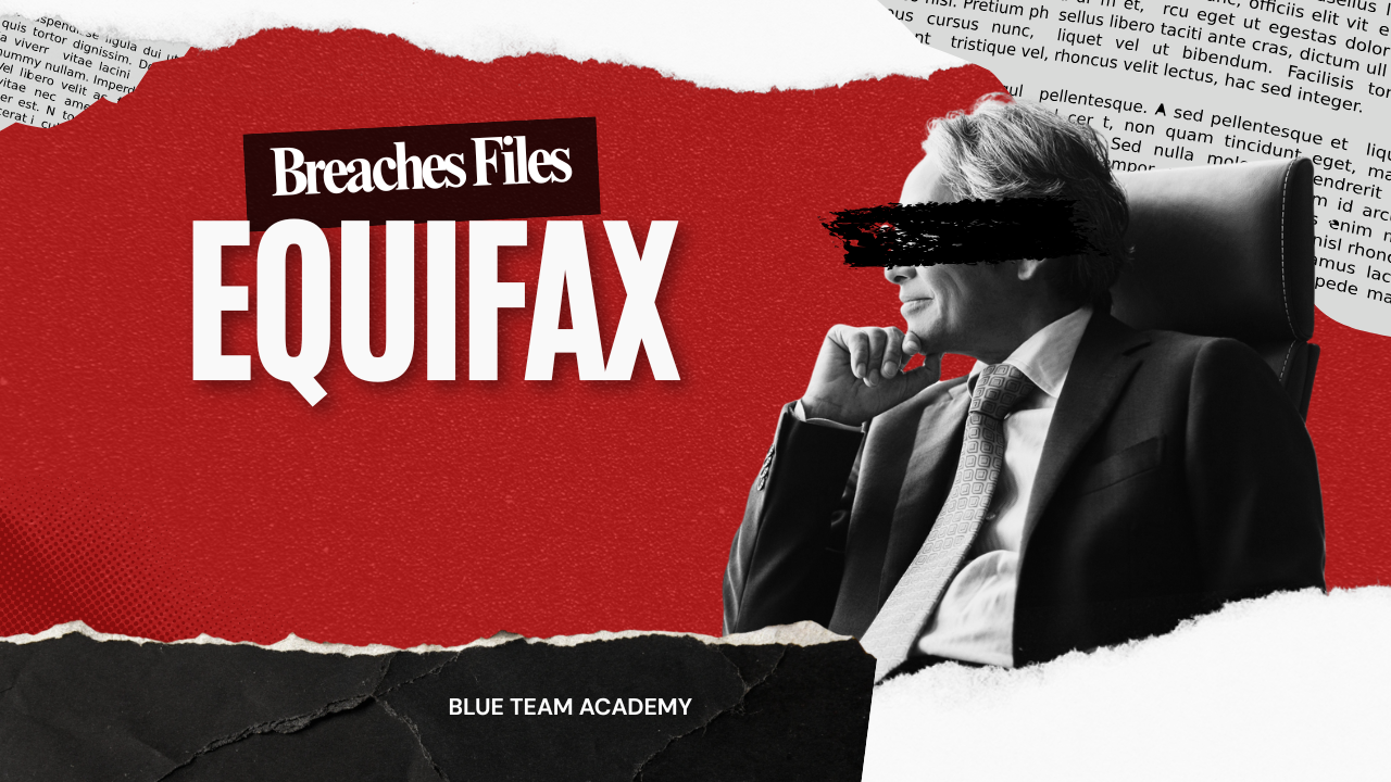 Equifax data breach case study and Blue Team defense framework